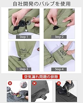 Amazon.co.jp: CAMDOOR 高R値6.8 インフレーターマット【4層断熱アルミ